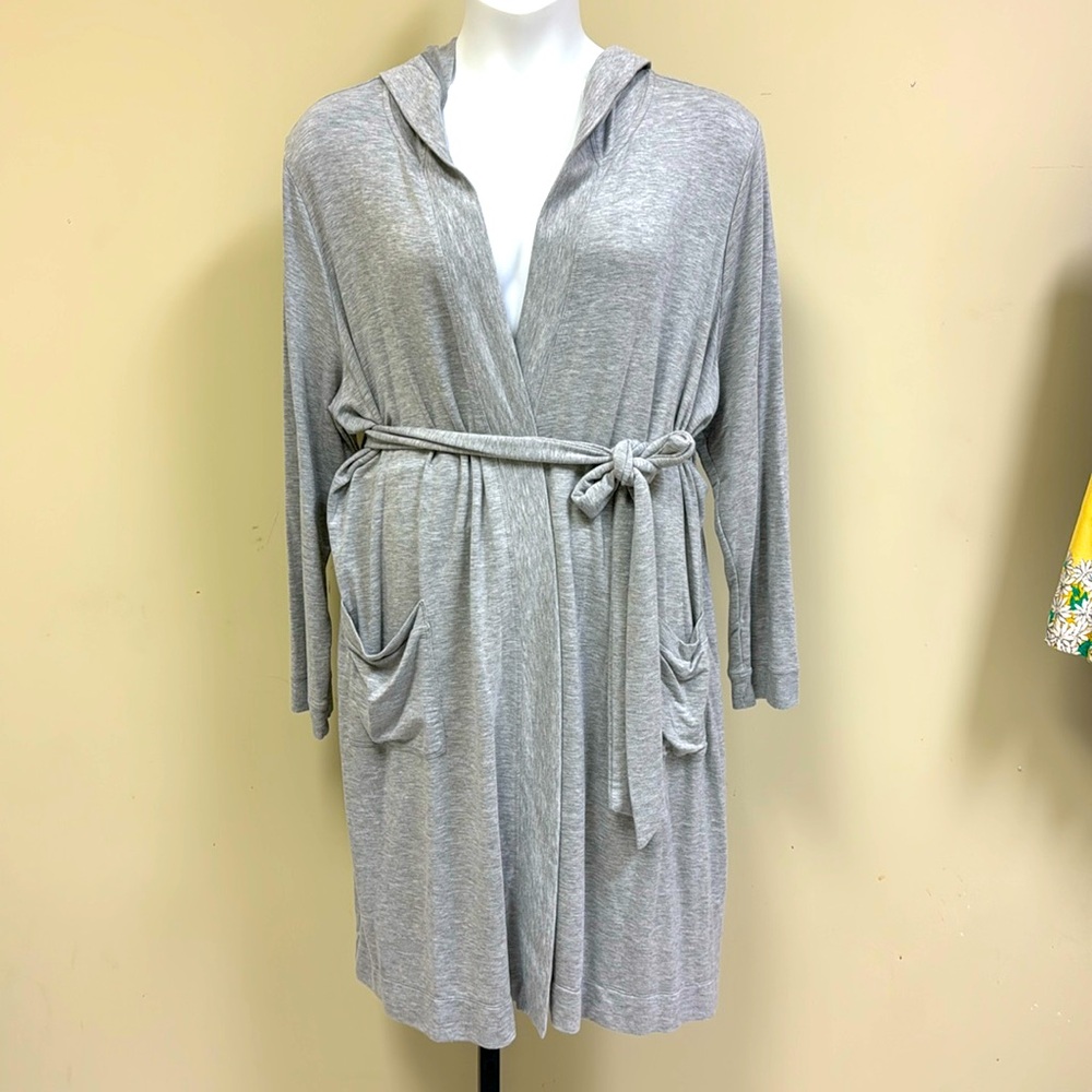Plus size ti Voglio heather gray robe